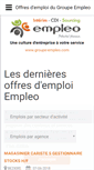 Mobile Screenshot of empleo-recrutement.fr