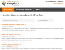 Tablet Screenshot of empleo-recrutement.fr
